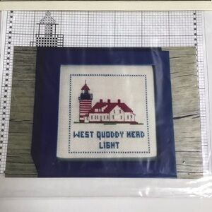 West Quoddy Head Lighthouse ME Seguin Designs Counted Cross Stitch PATTERN ONLY